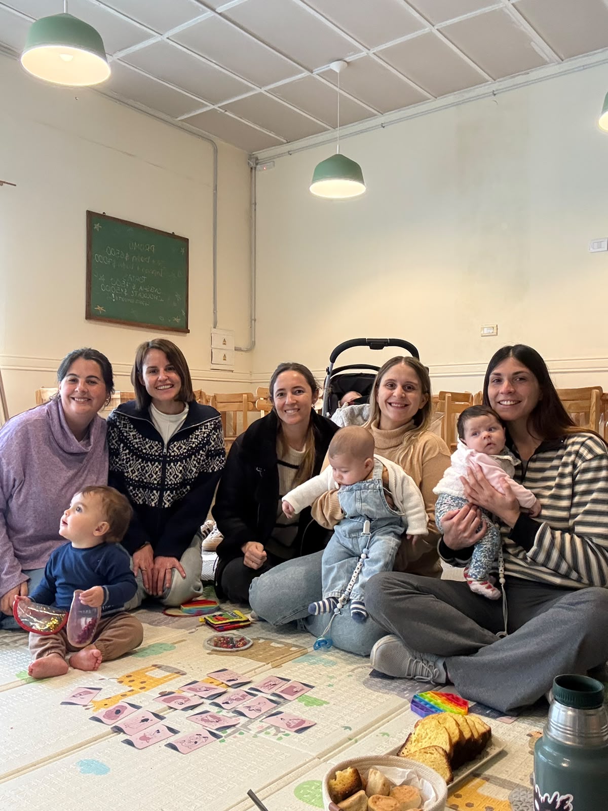 Grupos de mamás con bebés de 0 a 12 meses